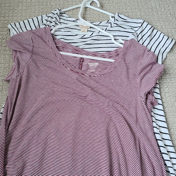 2 Mossimo flowy striped shirts - Picture 5 of 5